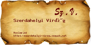 Szerdahelyi Virág névjegykártya